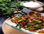素食-萝卜干炒毛豆的做法图解7