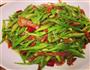 豆角炒腊肠的做法图解3