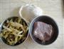 白灵菇榨菜炒肉丝的做法图解1