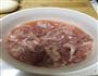 黄牙菜肉丝年糕的做法图解1