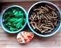小白菜炒滑子菇的做法图解1