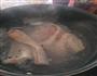 青蒜炒风肉的做法图解2