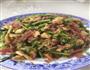 芹菜豆腐果炒培根的做法图解4