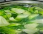 虾仁扒油菜的做法图解4