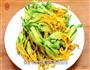 肉丝南瓜花的做法图解3