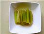 油菜梗和油菜梗油菜叶和肉的做法图解3