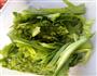 豆豉鲮鱼油麦菜的做法图解1