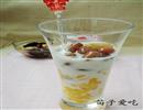 冰芒果蜜豆酸奶