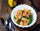 淡酱虾仁豆腐