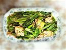 豆豉三文鱼油麦菜